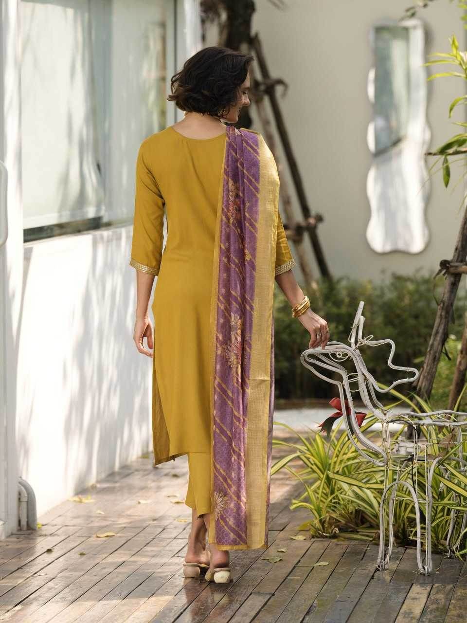 Viscose Rayon Embroidered Kurtis - MYLUXURY LANE ENTERPRISE